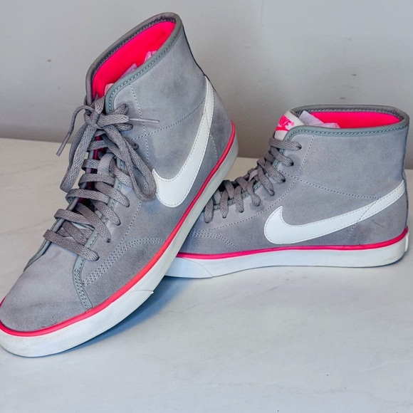 NIKE Retro Primo Court Mid Gray /Orange Suede - Picture 12 of 15